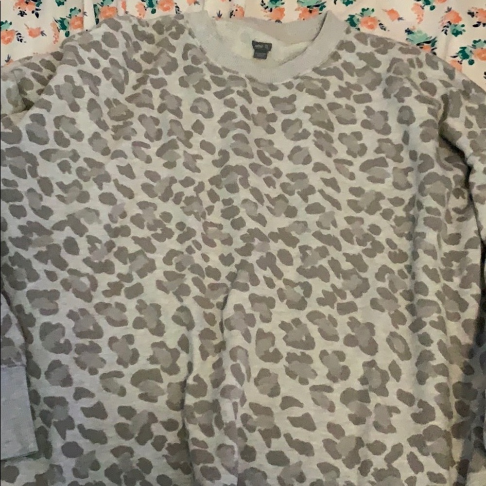 Aerie Leopard Desert Sweatshirt